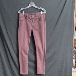 Miss Me Skinny Jeans in Burgundy